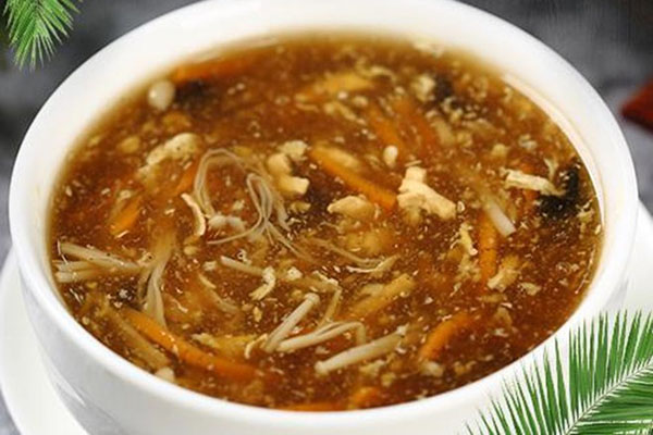 Hot and Sour Egg Drop Soup