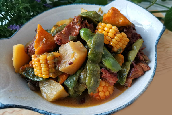 Pork Rib & Green Bean Stew